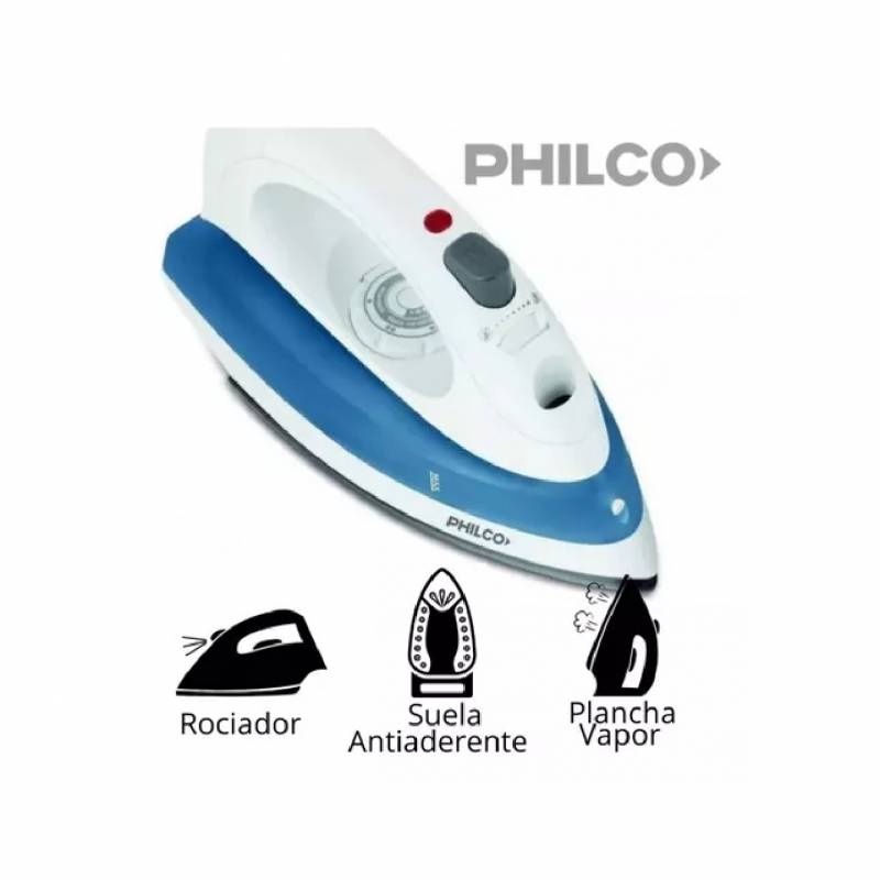 Philco Plancha Vapor Pvp1117Pi Antiadherente
