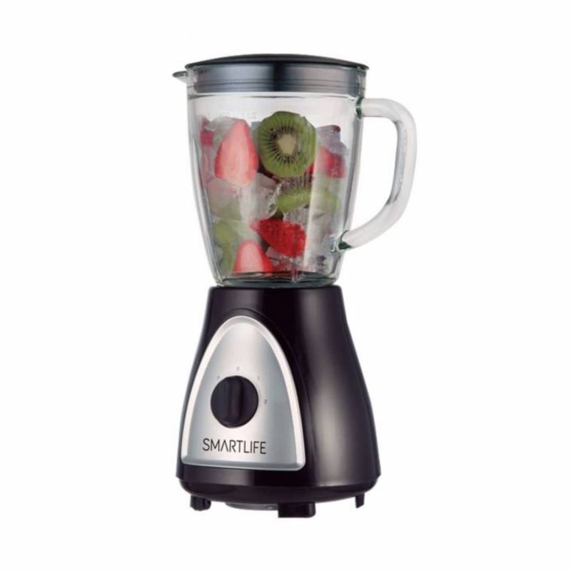 Smartlife Licuadora 1.5 Lts 400W Jarra Vidrio Sl-Bl1008B Negra