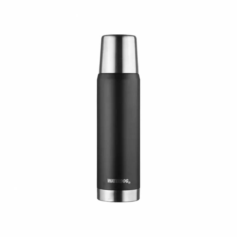 Waterdog Termo 1Lts Acero Obus Negro