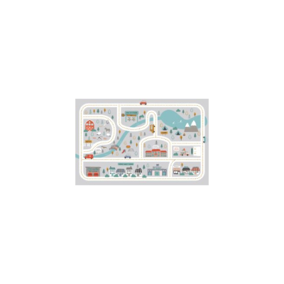 Berry Design Alfombra 90X150 Vinilica Pista Interactiva