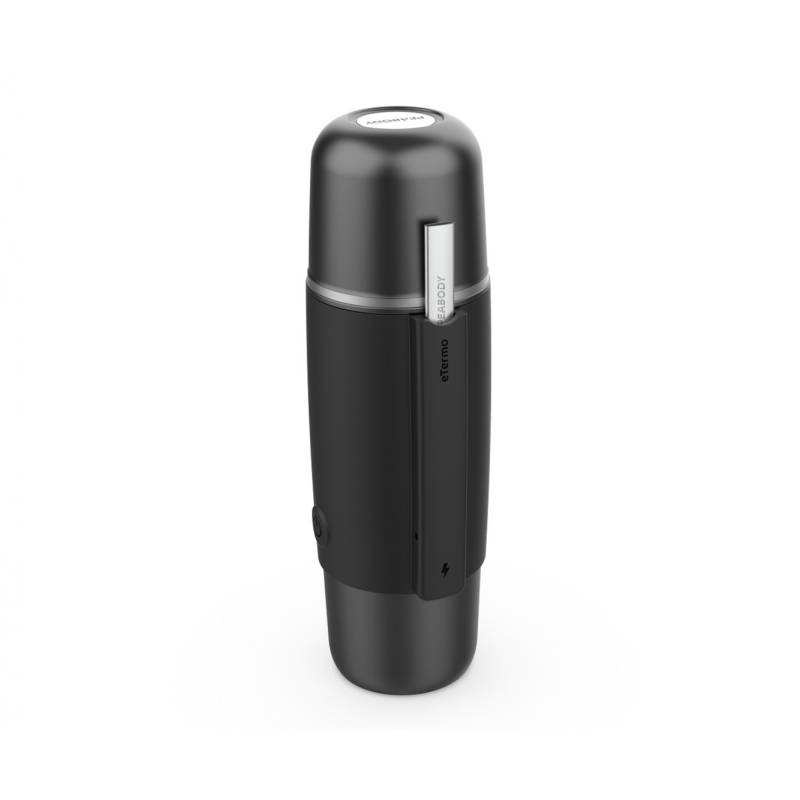 Peabody Termo Electrico Para Auto 500 Ml Inox Pe-Etl500N Negro 12V