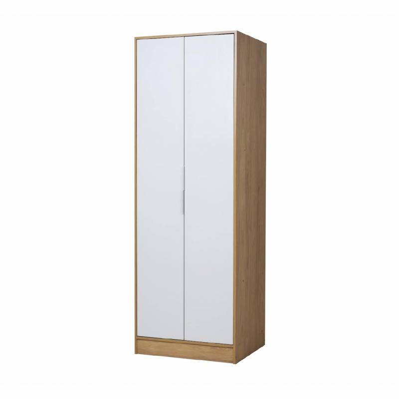 Ricchezze Murano Placard 2 Puertas 0.70 Hickory/Blanco Texturado