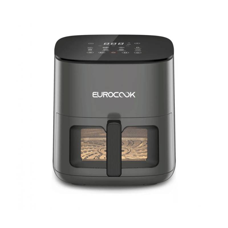 Eurocook Freidora Sin Aceite 5 Lts Digital Af-Ze5223-A Gris