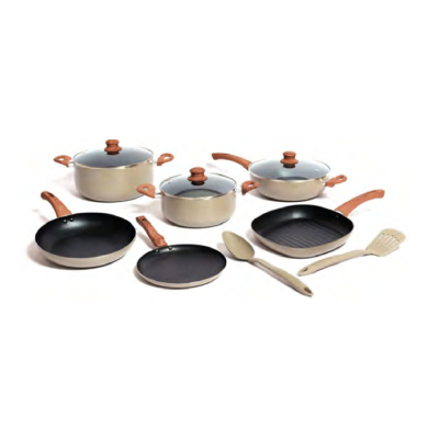 Carol Juego Bateria Cocina 11 Piezas 37009 Aluminio C/Antiadherente