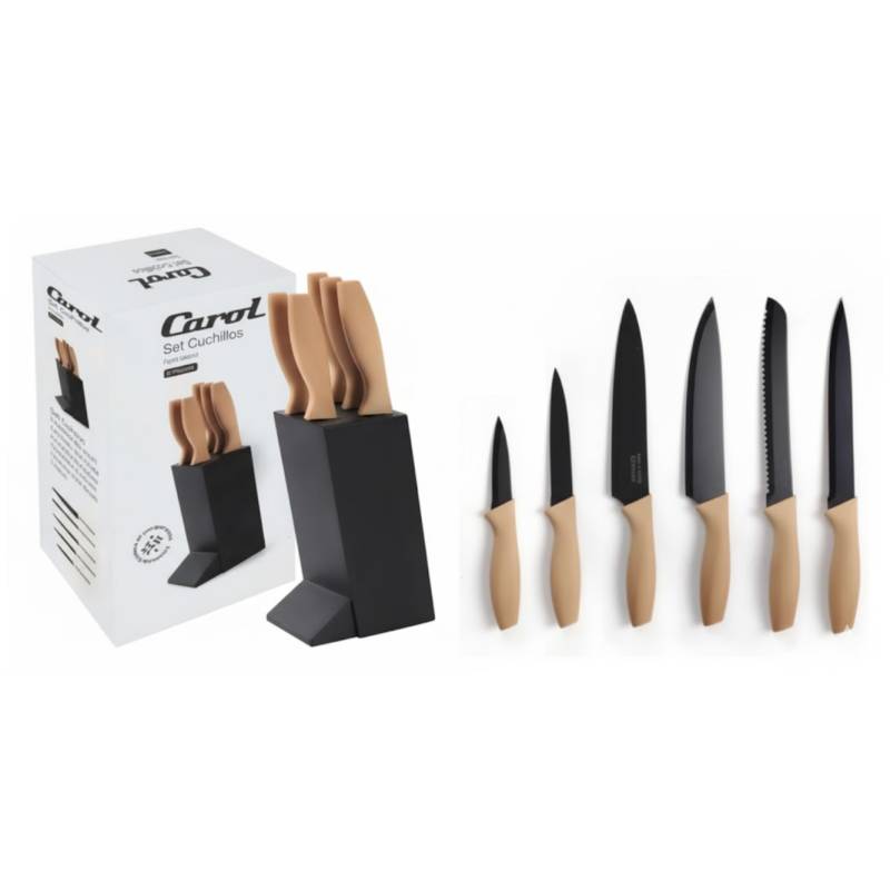 Carol Set De Cuchillos X 5 C/Taco 14060