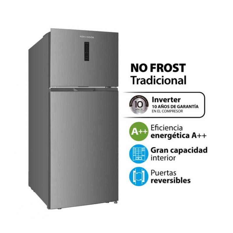 Koh-I-Noor Heladera 571 Lts No Frost Inverter Acero Khda57Ni/9
