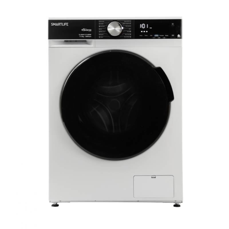 Smartlife Lavarropas Frontal 11.5 Kg 1400 Rpm Sl-Wmi1151400W Inverter Blanco