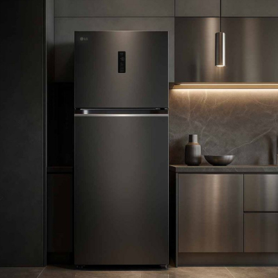 Lg Heladera 395 Lts Inverter Vt40Mpm No Frost Negro Matte