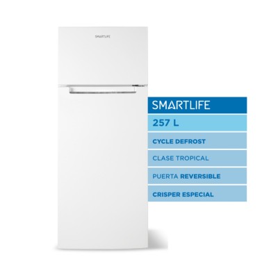 Smartlife Heladera 257 Lts Cycle Defrost Sl-Rfh260Wh Blanca
