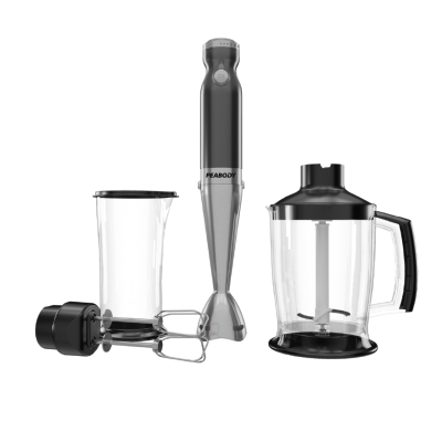 Peabody Licuadora Manual 1000W Pe-Lma328Dm Gris Metalizado Mixer Minipimer